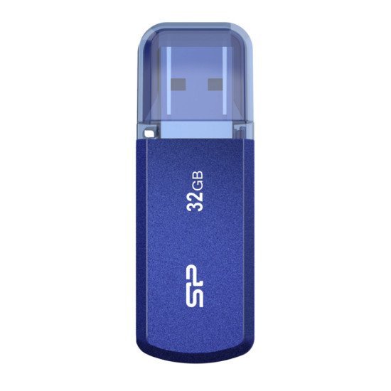 Silicon Power Usb Flash Drive Helios 202, 32Gb, Usb 3.2, Μπλε