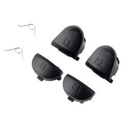 Ανταλλακτικά Πλήκτρα Spps4-0008 Για Χειριστήριο Dualshock Ps4, Μαύρα