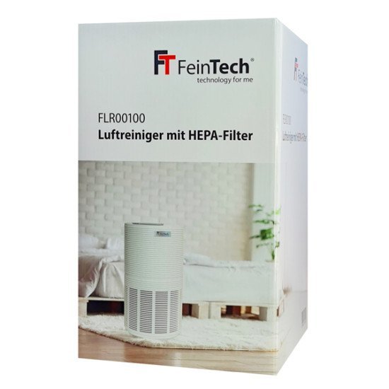 Feintech Καθαριστής Αέρα Flr00100 Με Φίλτρο Hepa13, 5 Ταχύτητες, Λευκός Feintech Καθαριστής Αέρα Flr00100 Με Φίλτρο Hepa13, 5 Ταχύτητες, Λευκός