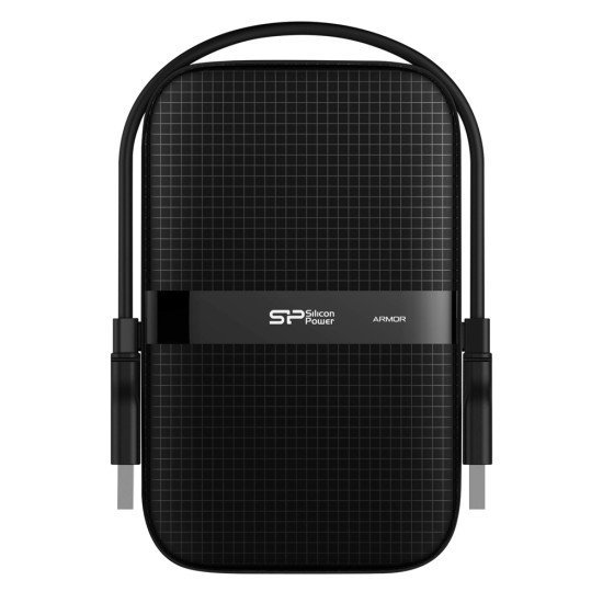 Silicon Power Εξωτερικός Hdd Armor A60, 2Tb, Usb 3.2, Μαύρος Silicon Power Εξωτερικός Hdd Armor A60, 2Tb, Usb 3.2, Μαύρος