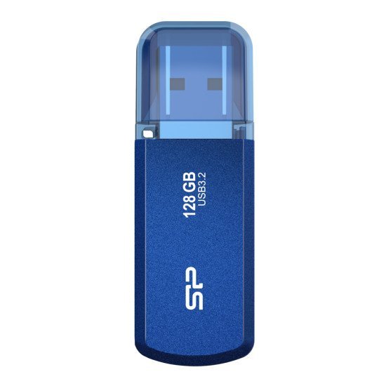 Silicon Power Usb Flash Drive Helios 202, 128Gb, Usb 3.2, Μπλε