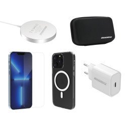 Rockrose Kit Φόρτισης & Προστασίας Starter, Iphone 13 Pro Max, 20W & 15W
