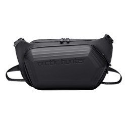 Arctic Hunter Τσάντα Crossbody Y00013, Αδιάβροχη, Μαύρη