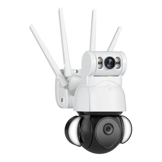 Sectec Smart Κάμερα St-428-4M-Dl Με Προβολείς, Dual Lens, 4Mp, Onvif Ptz Sectec Smart Κάμερα St-428-4M-Dl Με Προβολείς, Dual Lens, 4Mp, Onvif Ptz
