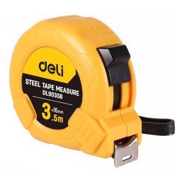 Deli Μέτρο Dl9035B, Με Κλείδωμα & Clip Ζώνης, 3.5M X 16Mm
