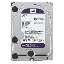 WD σκληρός δίσκος 3.5" Purple Surveillance 2TB, 256MB, 5400RPM, SATA III