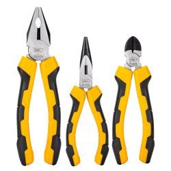 Deli Σετ Πένσες Dl2008-3 Με Αντιολισθητικές Λαβές, 20.5/17.5/17Cm, 3Τμχ Deli Σετ Πένσες Dl2008-3 Με Αντιολισθητικές Λαβές, 20.5/17.5/17Cm, 3Τμχ