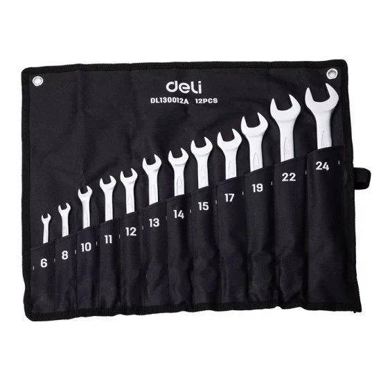 Deli Σετ Γερμανοπολύγωνα Κλειδιά Dl130012A, 6-24Mm, 12Τμχ Deli Σετ Γερμανοπολύγωνα Κλειδιά Dl130012A, 6-24Mm, 12Τμχ