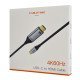 CABLETIME καλώδιο USB-C σε HDMI C160, 4K, gold plated, 5m, μαύρο CABLETIME καλώδιο USB-C σε HDMI C160, 4K, gold plated, 5m, μαύρο