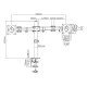 Itechmount Βάση Γραφείου Mbs-12F Για 2 Οθόνες 13"-27", 8Kg Ανά Οθόνη