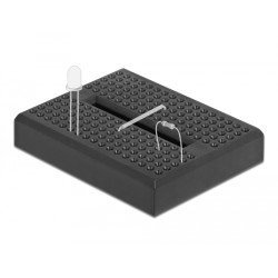 Delock Mini Breadboard 18317, 170 Επαφών, Συμβατό Με Arduino, Μαύρο