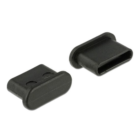 Delock Κάλυμμα Προστασίας Για Θύρα Usb-C 64014, Μαύρο, 10Τμχ Delock Κάλυμμα Προστασίας Για Θύρα Usb-C 64014, Μαύρο, 10Τμχ