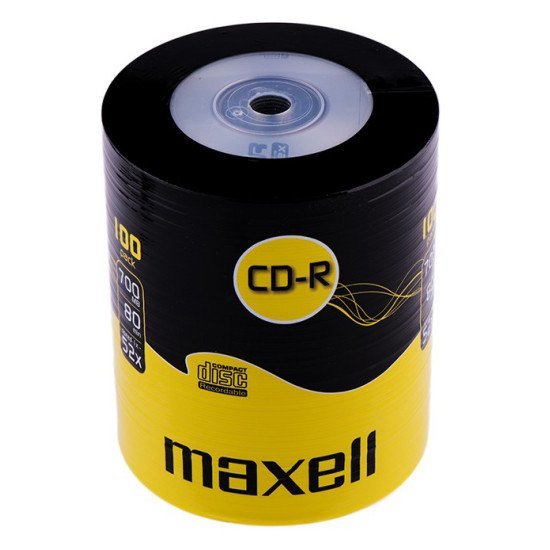 Maxell Cd-R 624037, 700Μβ, 80Min, 52X Speed, Spindle Pack 100Τμχ