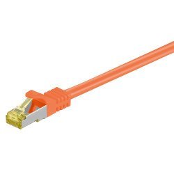 Goobay Καλώδιο S/Ftp Cat 7 91570, Awg 26/7, Copper, 0.25M, Πορτοκαλί Goobay Καλώδιο S/Ftp Cat 7 91570, Awg 26/7, Copper, 0.25M, Πορτοκαλί