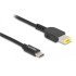 Delock Καλώδιο Τροφοδοσίας 87970, Usb-C Σε Lenovo 11X4.5Mm, 1.5M, Μαύρο