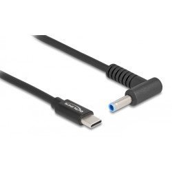 Delock Καλώδιο Τροφοδοσίας 87971, Usb-C Σε Hp 4.5X3.0Mm, 1.5M, Μαύρο