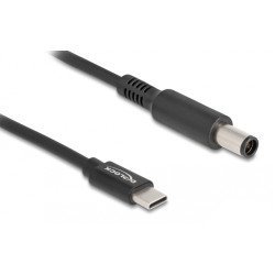 Delock Καλώδιο Τροφοδοσίας 87975, Usb-C Σε Dell 7.4X5Mm, 1.5M, Μαύρο