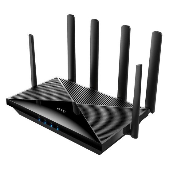 Cudy Router Lt18, 4G Lte Cat 18, 1200Mbps Wi-Fi 6, 4X Ethernet Ports