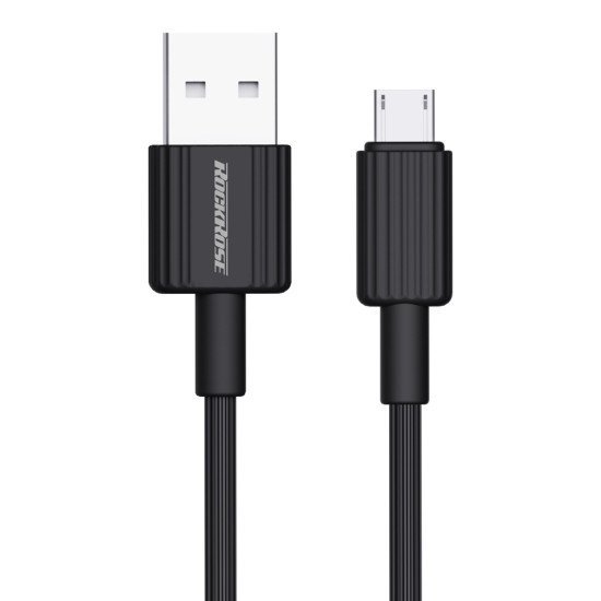 Rockrose Καλώδιο Micro Usb Σε Usb Arrow Ac, 2.4A, 1M, Μαύρο Rockrose Καλώδιο Micro Usb Σε Usb Arrow Ac, 2.4A, 1M, Μαύρο