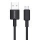 Rockrose Καλώδιο Micro Usb Σε Usb Arrow Ac, 2.4A, 1M, Μαύρο Rockrose Καλώδιο Micro Usb Σε Usb Arrow Ac, 2.4A, 1M, Μαύρο