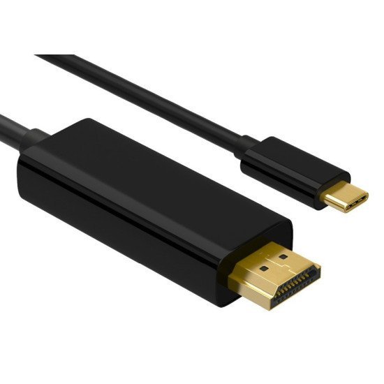 POWERTECH καλώδιο USB-C σε HDMI PTH-072, 4K/60Hz, 1m, μαύρο POWERTECH καλώδιο USB-C σε HDMI PTH-072, 4K/60Hz, 1m, μαύρο