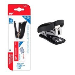 Mp Mini Συρραπτικό Με Ανταλλακτικά Pa636, 24/6-26/6, 10 Φύλλα, Μαύρο