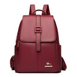 Balidaishu Γυναικεία Τσάντα Πλάτης Lbag-0010, Κόκκινη