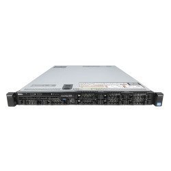 DELL Server R620, 2x E5-2670 v2, 32GB, 2x 750W, 8x 2.5", H710, DVD, REF SQ