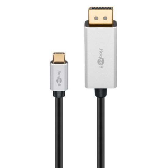GOOBAY καλώδιο USB-C σε DisplayPort 60176, HDR, 8K, copper, 2m, μαύρο GOOBAY καλώδιο USB-C σε DisplayPort 60176, HDR, 8K, copper, 2m, μαύρο