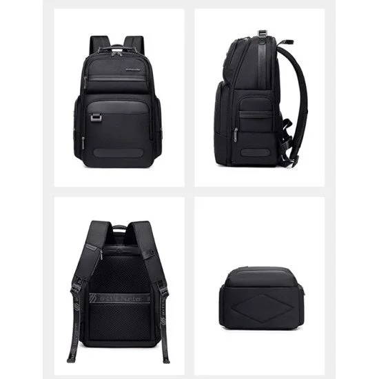 Arctic Hunter Τσάντα Πλάτης B00492 Με Θήκη Laptop 15.6", Μαύρη Arctic Hunter Τσάντα Πλάτης B00492 Με Θήκη Laptop 15.6", Μαύρη