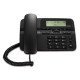 Philips Ενσύρματο Τηλέφωνο M20B-00, Λειτουργία Ανοιχτής Ακρόασης, Μαύρο