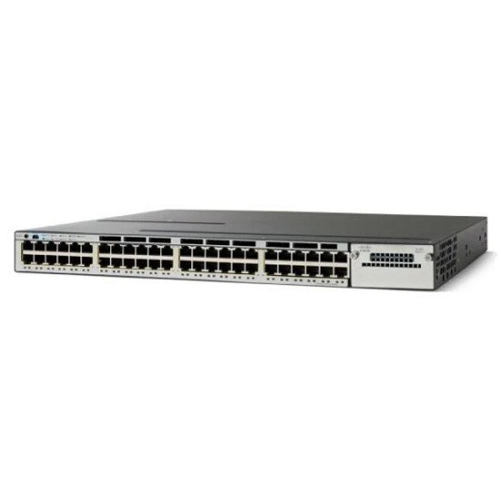 Cisco Used Switch Catalyst Ws-C3750X-48T-L, 48X 10/100/1000 Ports