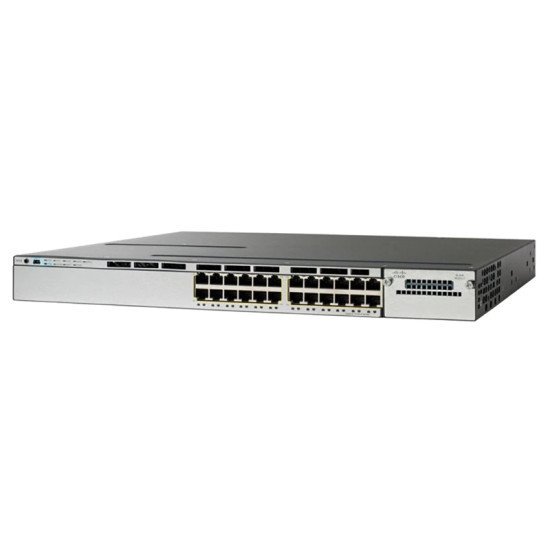 Cisco Used Switch Catalyst Ws-C3750X-24T-L, 24X 10/100/1000 Ports