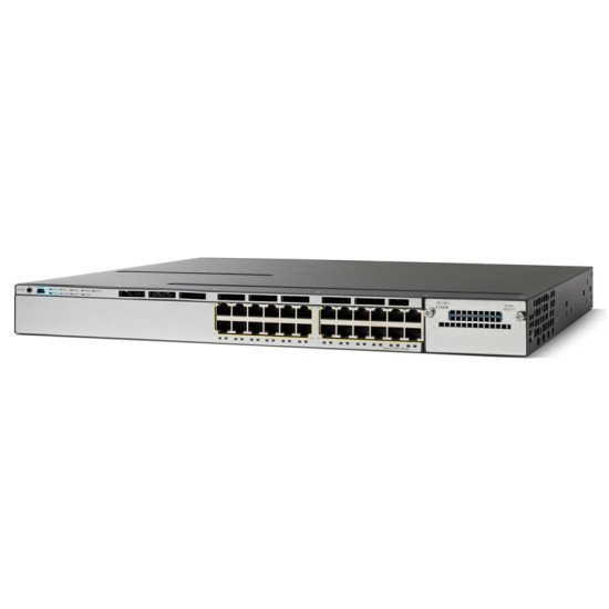 Cisco Used Switch Catalyst Ws-C3750X-24T-E, 24X 10/100/1000 Ports