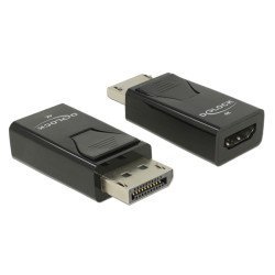 Delock Αντάπτορας Displayport 1.2 Σε Hdmi 66234, 4K, Passive, Μαύρος