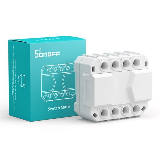 Sonoff Smart Διακόπτης S-Mate, 3 Κανάλια, 16A, Λευκός