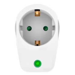 Powertech Αντάπτορας Ρεύματος Pt-996, 1 Θέση Schuko, 16A, 3680W, Λευκός