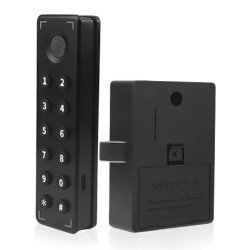 Kerong Ηλεκτροπύρος Kr-S1030, Συνδυασμού & Fingerprint, Μαύρος