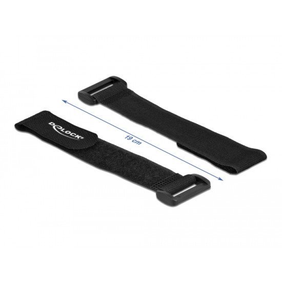 Delock Ιμάντες Τύπου Velcro 19531, 190 X 25Mm, Μαύρος, 5Τμχ Delock Ιμάντες Τύπου Velcro 19531, 190 X 25Mm, Μαύρος, 5Τμχ