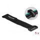 Delock Ιμάντες Τύπου Velcro 19531, 190 X 25Mm, Μαύρος, 5Τμχ Delock Ιμάντες Τύπου Velcro 19531, 190 X 25Mm, Μαύρος, 5Τμχ