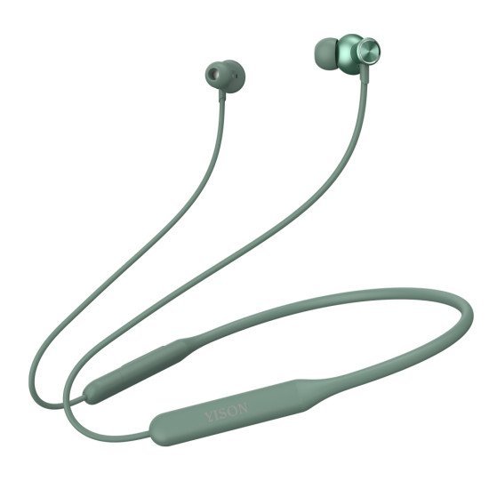 Yison Earphones E20, Με Μαγνήτη, Bluetooth 5.2, 12Mm, Πράσινα