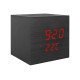 Ltc Ψηφιακό Ρολόι Lxltc07 Με Ξυπνητήρι & Θερμόμετρο, Επιτραπέζιο, Μαύρο
