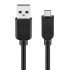 Goobay Καλώδιο Usb 2.0 Σε Micro Usb 93920, 3M, Μαύρο