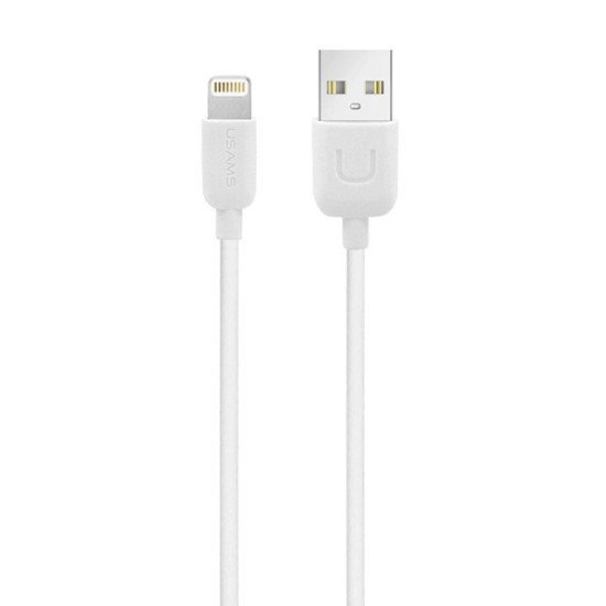 Usams Καλώδιο Lightning Σε Usb Us-Sj097, 2.1A, 1M, Λευκό