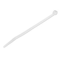 Powertech Δεματικά Καλωδίων Ties-045, 150X3.6Mm, Λευκά, 100Τμχ