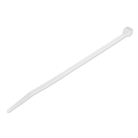 Powertech Δεματικά Καλωδίων Ties-055, 300X4.8Mm, Λευκά, 100Τμχ
