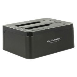 Delock Docking Station 62661, Clone Function, 2X Hdd/Ssd, 6Gb/S, Μαύρο