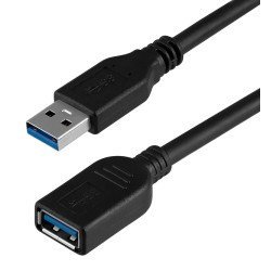 Powertech Καλώδιο Usb 3.0 Σε Usb Female Cab-U123, Copper, 1.5M, Μαύρο Powertech Καλώδιο Usb 3.0 Σε Usb Female Cab-U123, Copper, 1.5M, Μαύρο
