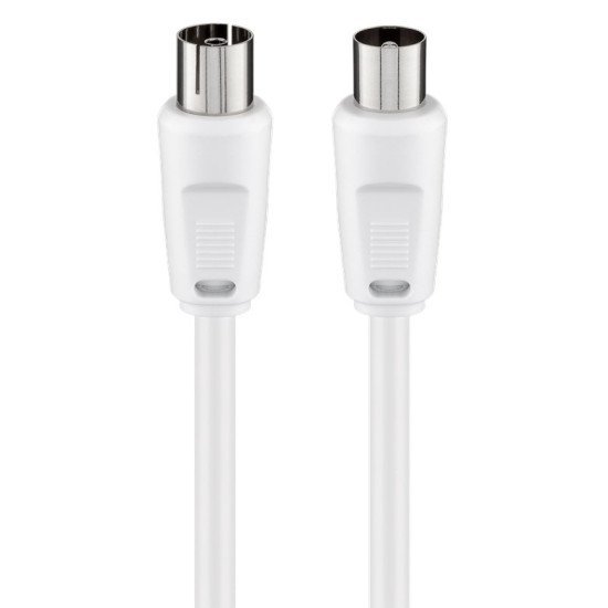 Goobay Καλώδιο Κεραίας Αρσενικό Σε Θηλυκό 11513, <70Db, Ccs, 7.5M, Λευκό Goobay Καλώδιο Κεραίας Αρσενικό Σε Θηλυκό 11513, <70Db, Ccs, 7.5M, Λευκό