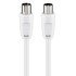 Goobay Καλώδιο Κεραίας Αρσενικό Σε Θηλυκό 50125, <70 Db, Ccs, 20M, Λευκό